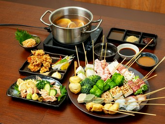 お店の魅力を満喫する『串しゃぶコース』