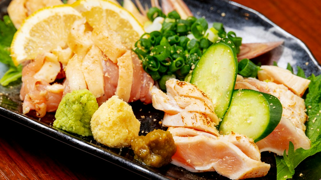 オススメ一品料理『赤鳥タタキ』