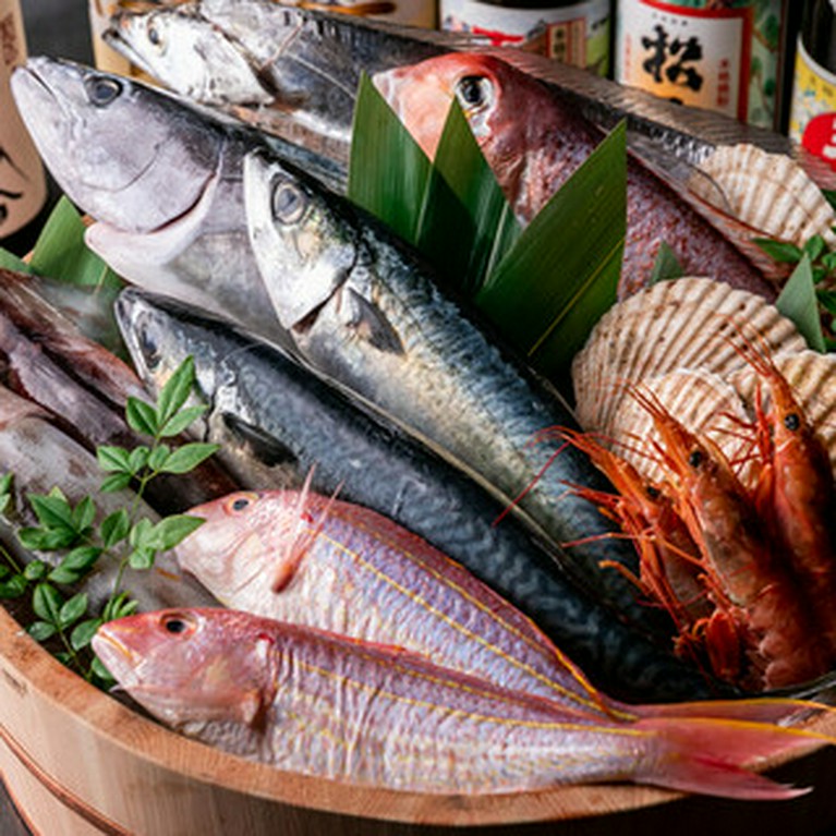 「北海道から直送の牡蠣・鮮魚たち」