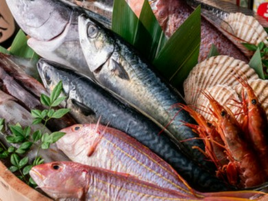 「北海道から直送の牡蠣・鮮魚たち」