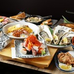 北海道と沖縄､どちらの名物も楽しめる贅沢なコース♪