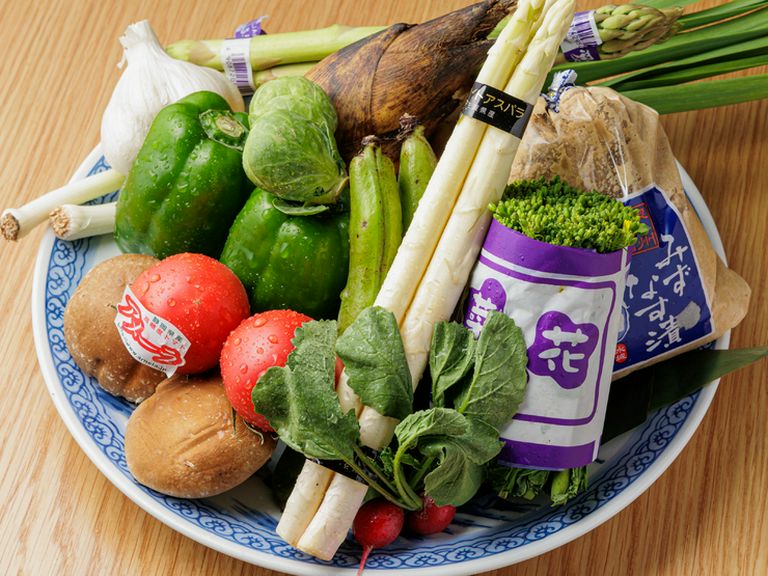 素材を操る熟練の技が引き出す、旬の味わい