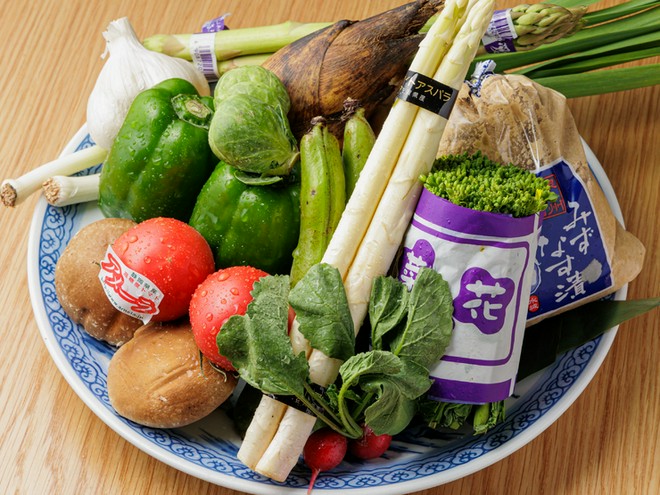 旬の食材にこだわっている