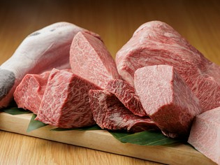 肉のプロである店主が目利きする銘柄牛