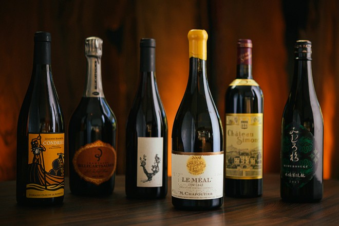 ワインにこだわっている