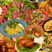 3時間飲み放題付（L.O.20分前）でお料理８品付きのコースを今だけ4500円。
(2名様～8名様迄のご利用／前日迄に要予約)