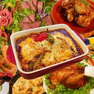 3時間飲み放題付（L.O.20分前）でお料理８品付きのコースを今だけ4500円。
(2名様～8名様迄のご利用／前日迄に要予約)