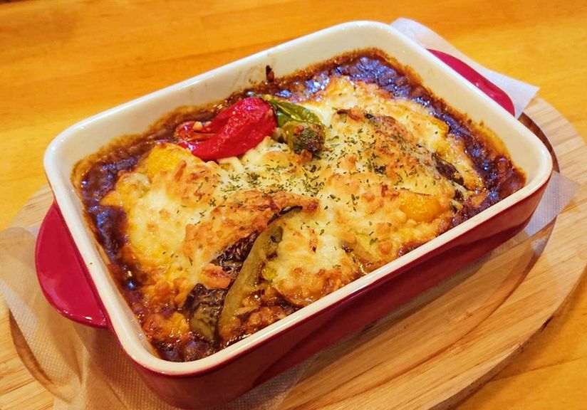 季節野菜デミグラスチーズ焼き