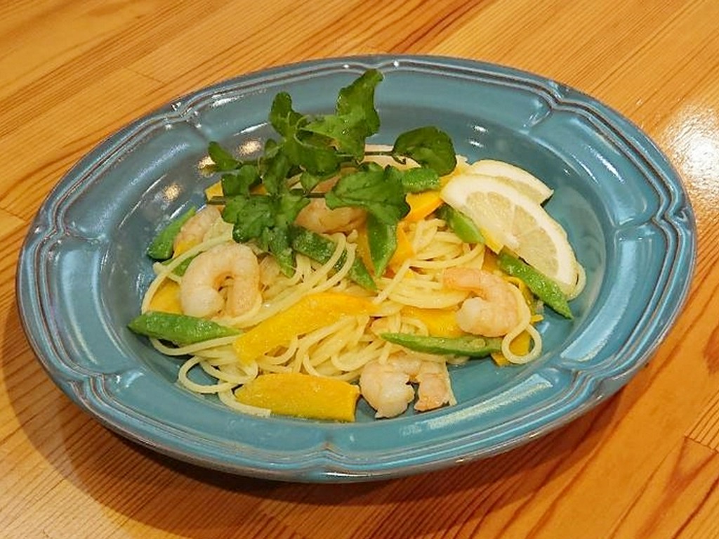 さっぱり♪ 海老塩レモンパスタ