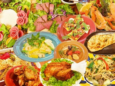 [忘新年会にもオススメ!!]期間限定!! 3時間飲み放題付き　celukパーティーコース 5000円→4500円!!