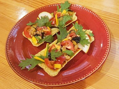 タコタブ(タコスミート×とまと)