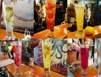 季節の果実を生絞りチューハイでお出ししております♪