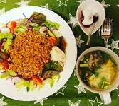 ・タコライス
・サラダ
・スープ
※+250円でドリンク付きに(ホット珈琲・アイス珈琲)