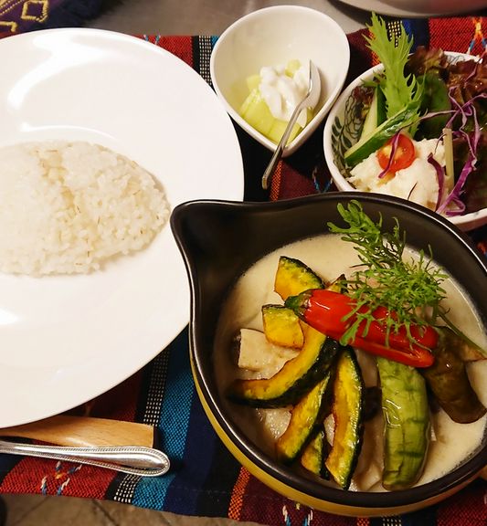 【ランチ】グリーンカレーセット