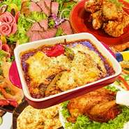 ・本コースは要予約となっております。
※ご予約は、ご予約日の2日前迄にお願い致します。

・本コースは、2名様～6名様迄のご利用に限らせていただきます。

・本コースは3時間飲み放題付(L.O.20分前)となっております。

・コースご利用の方で、ご予約日当日のキャンセルの場合は、お料理代金のみ人数分頂戴いたします。
(2,500円／人)