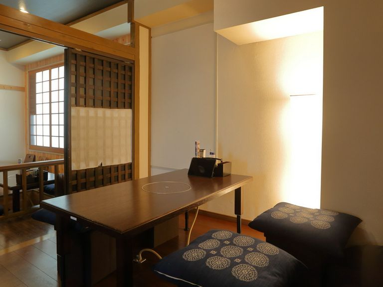まるで旅館に来たかのような、落ち着いた非日常空間