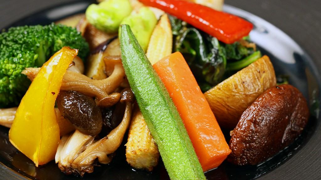 鉄板で「焼やさい」