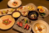 四季折々のおいしさを心ゆくまで楽しめる『月替わりコース料理』