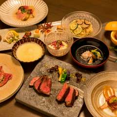 四季折々のおいしさを心ゆくまで楽しめる『月替わりコース料理』