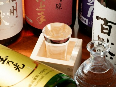 厳選された日本酒は、神戸牛との相性で選ばれたものばかり