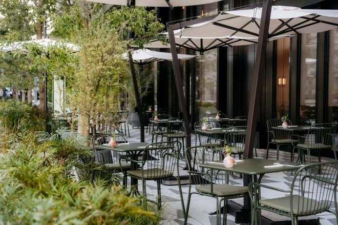 テラス席がある