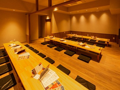 〈12名〜46名様〉個室利用OK！ゆったりくつろげる広々お座敷席