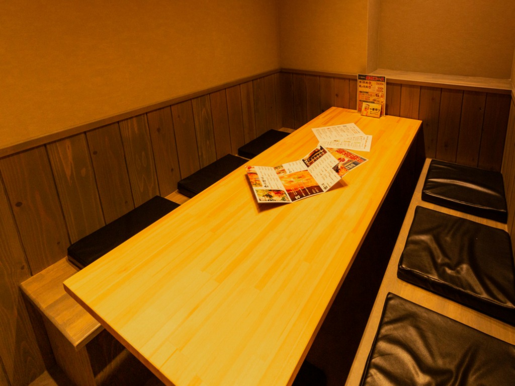 半個室、完全個室を完備