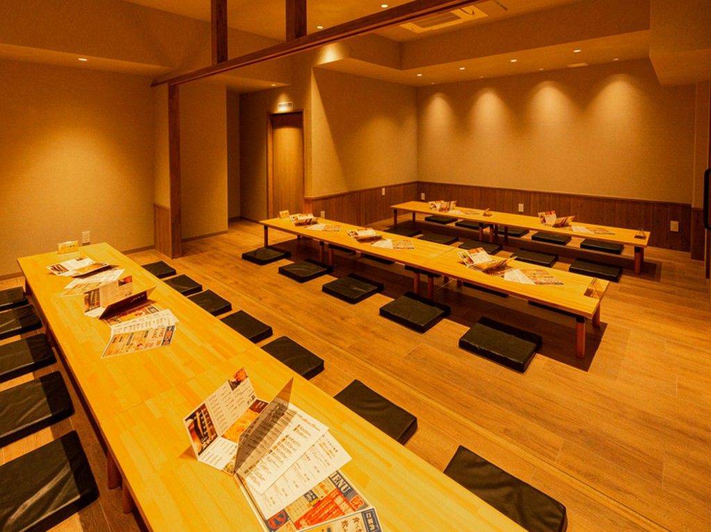 お座敷席貸切は46名様まで