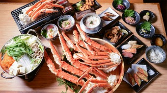 たらば蟹・本ずわい蟹・トゲズワイ蟹 食べ放題コース！！15378円(税込)