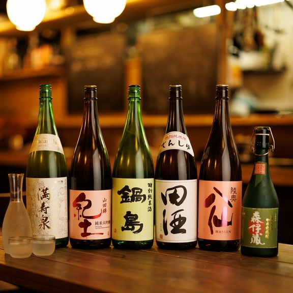 店主こだわりの日本酒