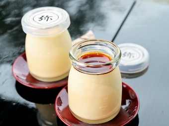 食後にオススメ『三代目弥右衛門　飛騨生プリン』