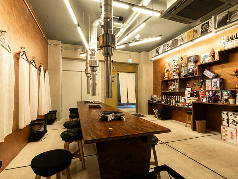 店内テーブル
