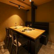 全てのお席が個室になっております。