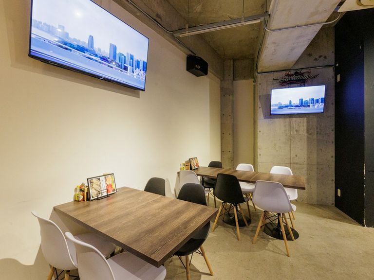 最大40名まで利用可能な2つの空間