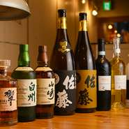 日本ウイスキーやシャンパンなど、希少なお酒に出合えるのもうれしいポイントです。ウイスキーの豊かな風味が、肉のジューシーさと絶妙に調和。シャンパンのフルーティーな香りが、爽やかなアクセントを添えます。