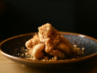 濃厚でクリーミー。とろけるような味わいの『真鱈の白子（くもこ）の冷たいフライ』