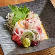 お造り五種盛り