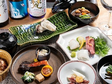 大人が満足できるワンランク上のコース。飲み放題付き『全7品こだわり食材を使ったおまかせ上コース』