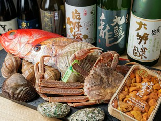 日本各地の旬魚介、最上質な本マグロが揃い、佐賀牛も登場！