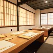 半個室　掘りごたつ席