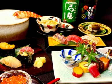 江戸前鮨との相性を考えた銘酒を厳選