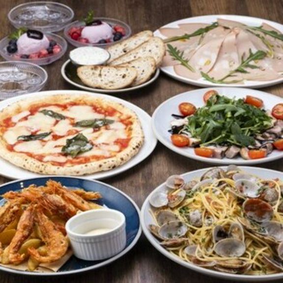 北海道から直送される、新鮮な食材を使ったイタリア料理