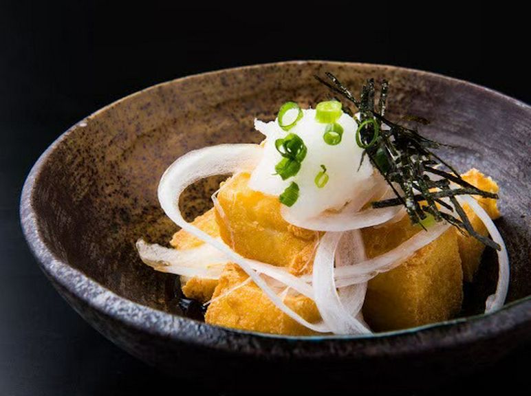 揚げだし生豆腐