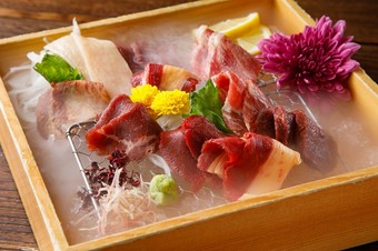 馬刺し極み10種盛り