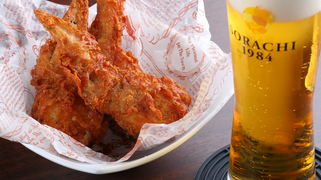 “SORACHI”ビールと楽しみたい『手羽先のハーブ揚げ』