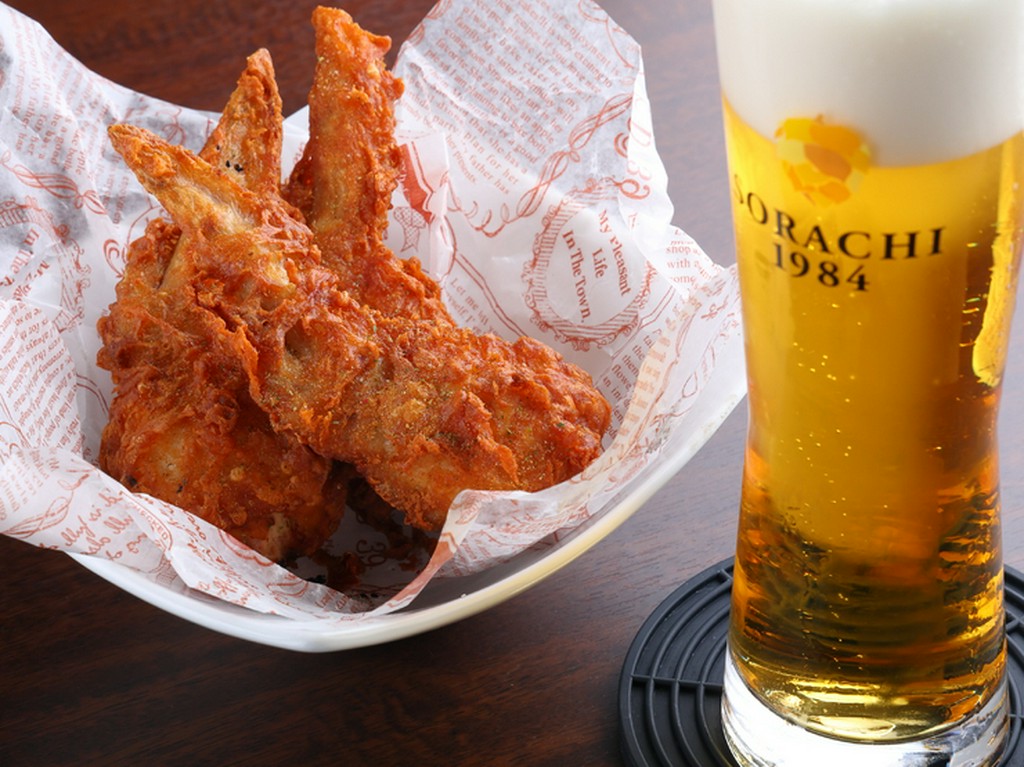 “SORACHI”ビールと楽しみたい『手羽先のハーブ揚げ』
