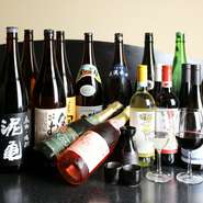 旬の野菜のパートナーには、オーガニックワインがオススメ。イチオシのボトルを赤白各種取り揃えています。野菜を活かしたメニューとのマリアージュを楽しんでみませんか。