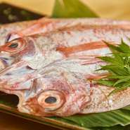 ・自家製 鮭の粕漬け(二貫) 1,320円
・佐渡のするめ烏賊 一夜干し 1,540円

・のど黒 一夜干し 7,700円
・のど黒 塩焼き(半身) 8,250円