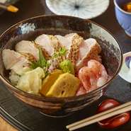 絶品にいがた米と、のどぐろの炙りを贅沢に