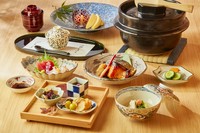 全7品／松の葉・前菜・お造り・強肴・焼物・炊き立て土鍋ご飯、みそ汁、香の物・水菓子
